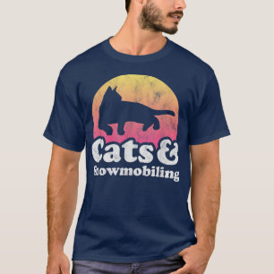 T-shirt Chats et motoneige Homme ou Femme Chat et Sno