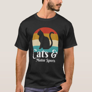 T-shirt Chats et sports mécaniques