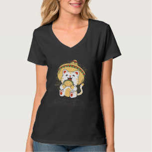 T-shirt Chats Et Tacos Kitten Nourriture Mexicaine