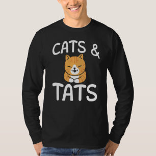 T-shirt Chats Et Tats Ici Chat Tatouage Artiste Encre Tato