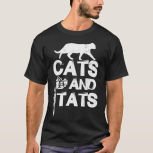 T-shirt Chats Et Tats Tatouage Amateur De Peau Amoureux de