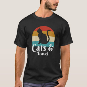 T-shirt Chats Et Voyages