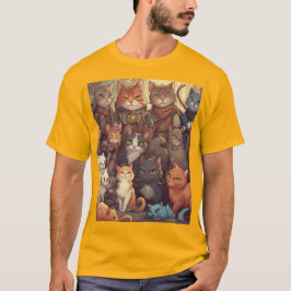 T-shirt Chats guerriers