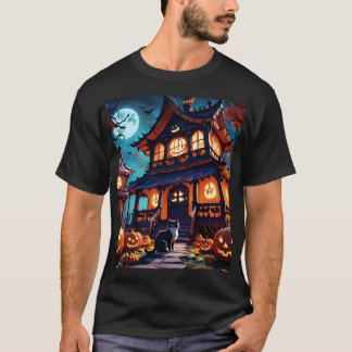 T-shirt Chats Haunted Fun House
