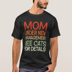 T-shirt Chats Humour Chat Chatons Maman sous nouvelle di