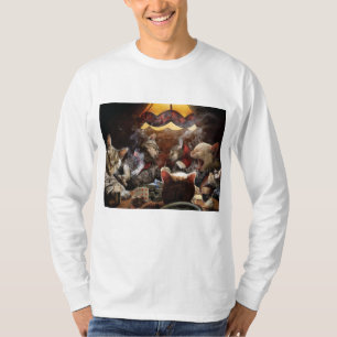 T-shirt Chats jouant au poker