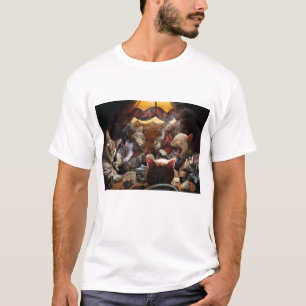 T-shirt Chats jouant au poker