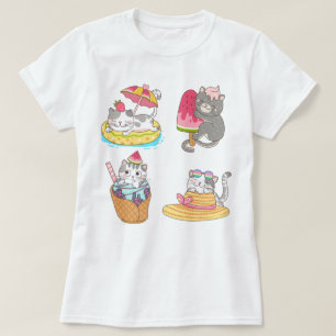 T-shirt chats mignons