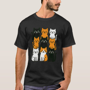 T-shirt Chats Mignons Drôles Chaton Amoureux des Chats
