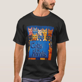 T-shirt Chats multicolores pour Harris Vibrant Kitten Camp