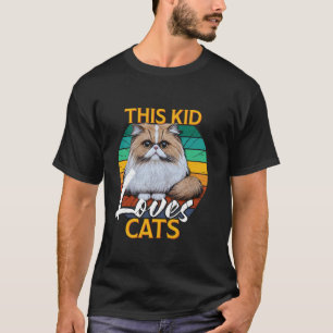 T-shirt Chats Persans CE GAMIN AIME LES CHATS Chats Persan