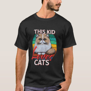 T-shirt Chats Persans CE GAMIN AIME LES CHATS Enfants de C