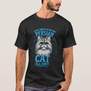 T-shirt Chats persans NE VEULENT QUE CÂLINER MON PROPRIÉTA