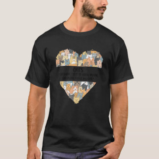 T-shirt Chats Plus je connais les gens, plus j'aime