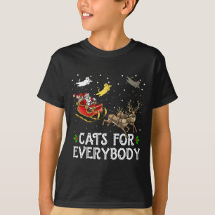 T-shirt Chats Pour Tous Noël Chat Fun Xmas Femmes Sa