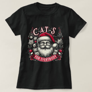 T-shirt Chats Pour Tout Le Monde Drôle Vêtements Vilains N
