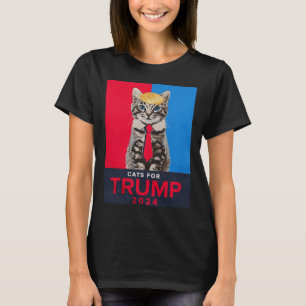 T-shirt Chats Pour Trump 2024 Drôle Tee Pour Vance Trump