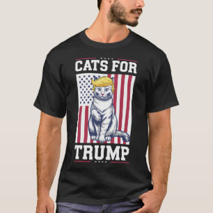 T-shirt Chats pour Trump 2024 Vote Président Donald Trump