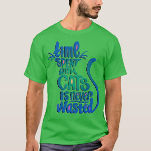 T-shirt Chats Psychoanalyse temps passé avec des chats n'e