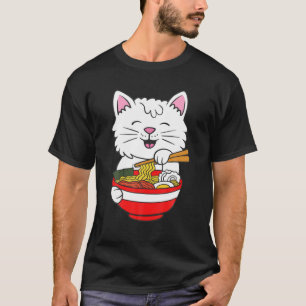 T-shirt Chats Ramen Anime Kawaii Neko
