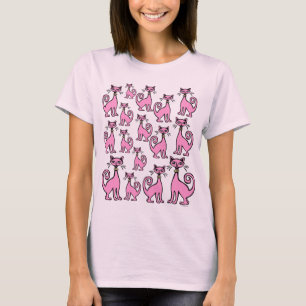 T-shirt Chats rétro - Customisés
