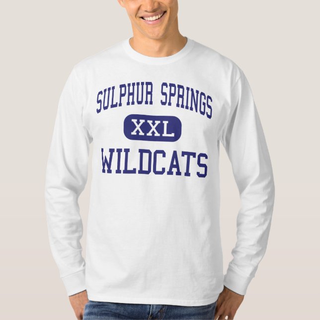T-shirt Chats sauvages Sulphur Springs de Sulphur Springs (Devant)