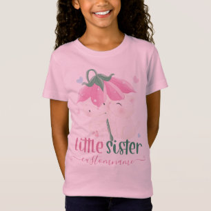 T-Shirt Chats Sous Parapluie Fleur Personnalisé Petite Soe