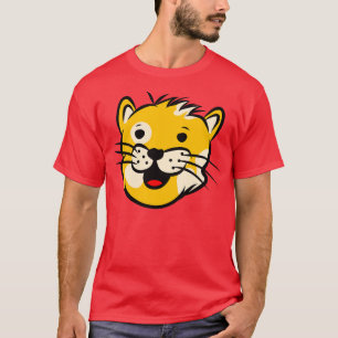 T-shirt Chats Tête Drôle Chat Visage toon Feline Animaux