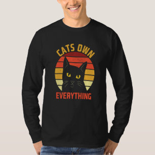 T-shirt Chats Tout Posséder Chat Humour Chaton Chat Maman