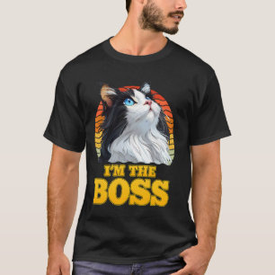 T-shirt Chats Turkish Van JE SUIS LE BOSS Drôle Turkish Va