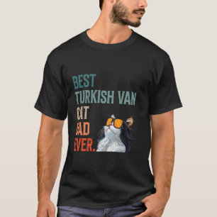 T-shirt Chats Turkish Van Meilleur Papa de chat Turkish Va