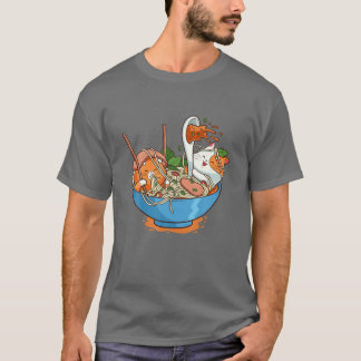 T-shirt Chats Viêt-namiens Drôle De Soupe De Noodle En P
