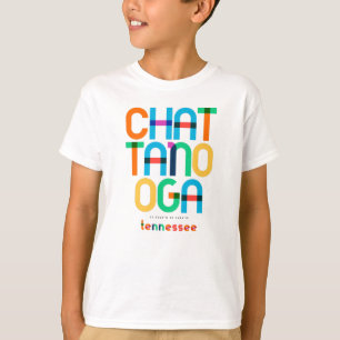 T-shirt Chattanooga Tennessee Mid Century, Pop Art,
