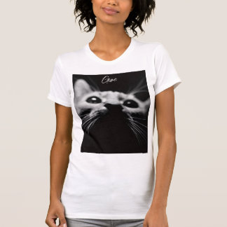 T-shirt chatte femme donner chemise
