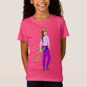 T-Shirt chatte fille   
