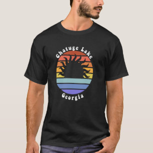 T-shirt Chatuge Lake Georgia GA Sunset Souvenir Vacances