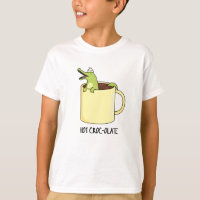 Chaud Croc-colate Funny Crocodile Pun
