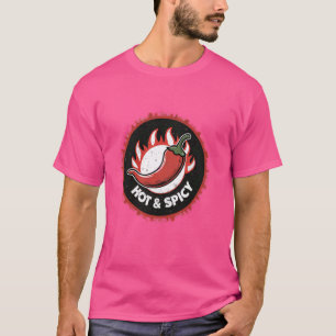 T-shirt Chaud et épicé Fundy Chili Pepper Design
