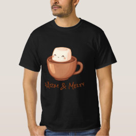 T-shirt Chaud et fondant – Design de chocolat chaud festif