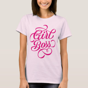 T-shirt Chaud rose fille Boss Joli Swashes