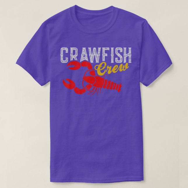 T-shirt Chaudière de l'équipage de l'écrevisse Écuvier Lou (Design devant)