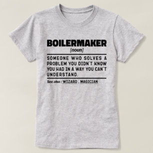 T-shirt Chaudière Noun Définition Professionnel Travailleu