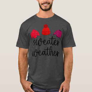 T-shirt Chauffage de saison d'automne Météo
