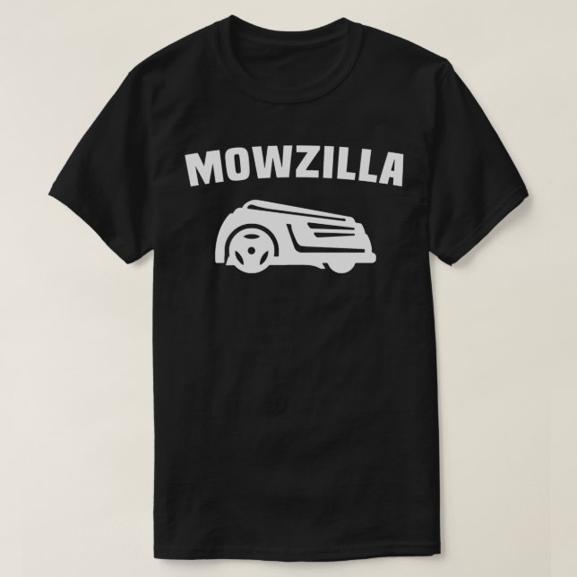 T-shirt Chauffage de tondeuse de gazon Robot de gazon Mote (Design devant)