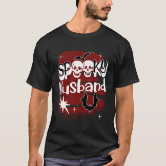 T-shirt Chauffage éffrayant Halloween chauves-souris et cr