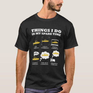 T-shirt Chauffage En Bateau À Moteur Que Je Fais Dans Mon 