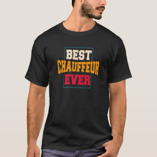 T-shirt Chauffeur Covooleur Professionnel Pilote Privé Li