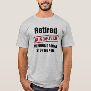 T-shirt Chauffeur de bus retiré
