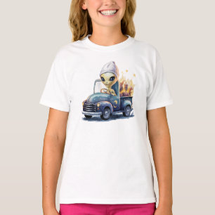 T-shirt Chauffeur de camion Alien