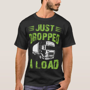 T-shirt Chauffeur de camion Cargo Road Gas Highway animal